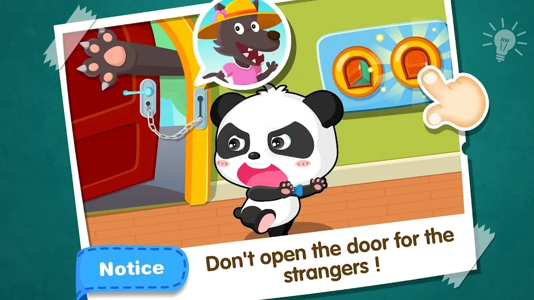 Взлом Baby Panda Home Safety  [МОД Mega Pack] — стабильная версия apk на Андроид screen 3