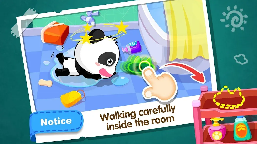 Взлом Baby Panda Home Safety  [МОД Mega Pack] — стабильная версия apk на Андроид screen 4