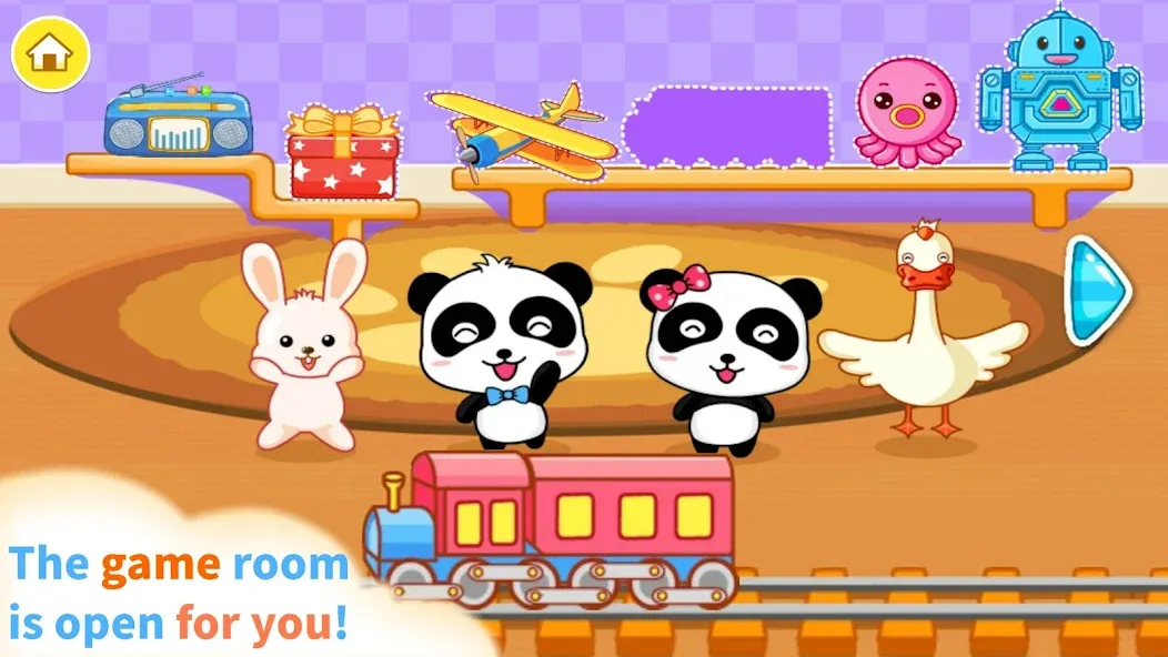 Скачать взломанную Baby Panda Kindergarten  [МОД Menu] — последняя версия apk на Андроид screen 2