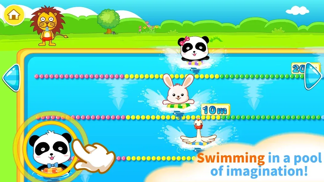 Скачать взломанную Baby Panda Kindergarten  [МОД Menu] — последняя версия apk на Андроид screen 5