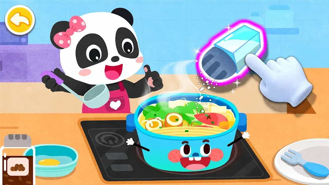 Скачать взлом Baby Panda's Kitchen Party  [МОД Unlimited Money] — стабильная версия apk на Андроид screen 3