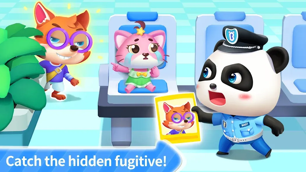 Скачать взломанную Little Panda Policeman  [МОД Много монет] — стабильная версия apk на Андроид screen 4