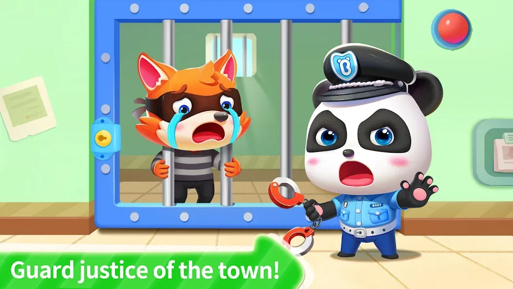 Скачать взломанную Little Panda Policeman  [МОД Много монет] — стабильная версия apk на Андроид screen 5