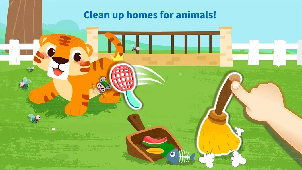 Взломанная Baby Panda: Care for animals  [МОД Unlimited Money] — последняя версия apk на Андроид screen 4