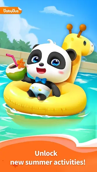 Взлом Talking Baby Panda-Virtual Pet  [МОД Все открыто] — стабильная версия apk на Андроид screen 1