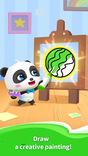 Взлом Talking Baby Panda-Virtual Pet  [МОД Все открыто] — стабильная версия apk на Андроид screen 5