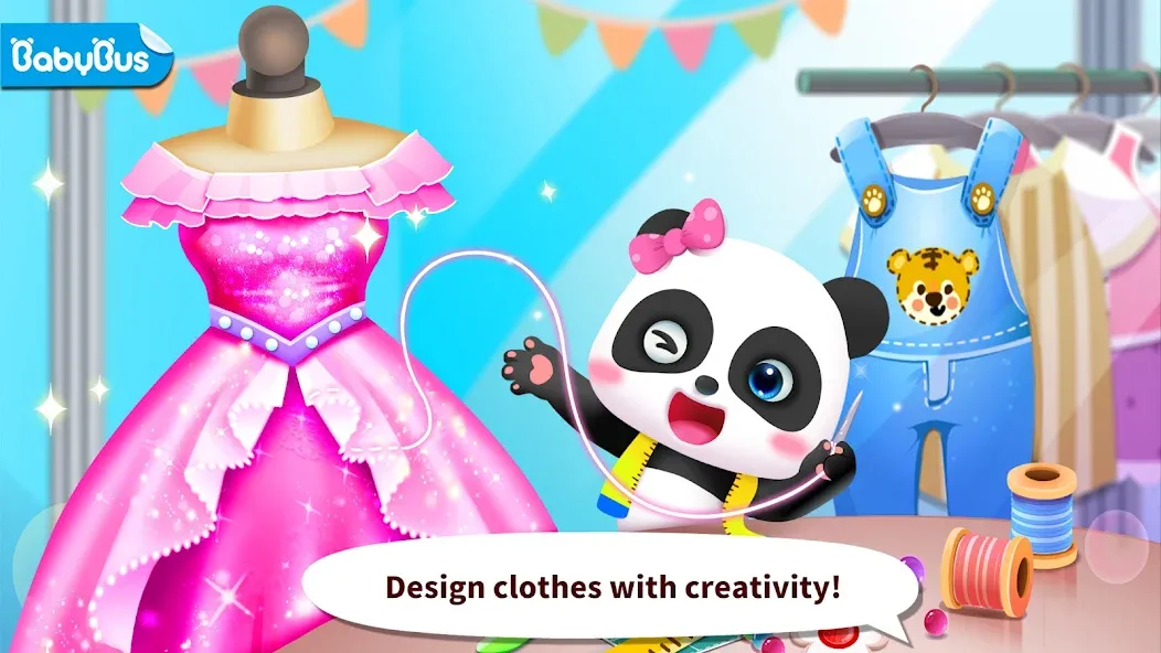 Взломанная Baby Panda's Fashion Dress Up  [МОД Mega Pack] — полная версия apk на Андроид screen 2