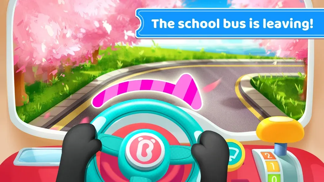 Скачать взлом Baby Panda's School Bus  [МОД Unlimited Money] — полная версия apk на Андроид screen 2