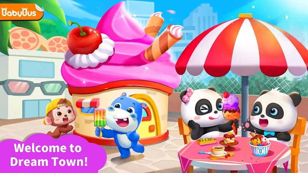 Взломанная Little Panda’s Dream Town  [МОД Mega Pack] — последняя версия apk на Андроид screen 1