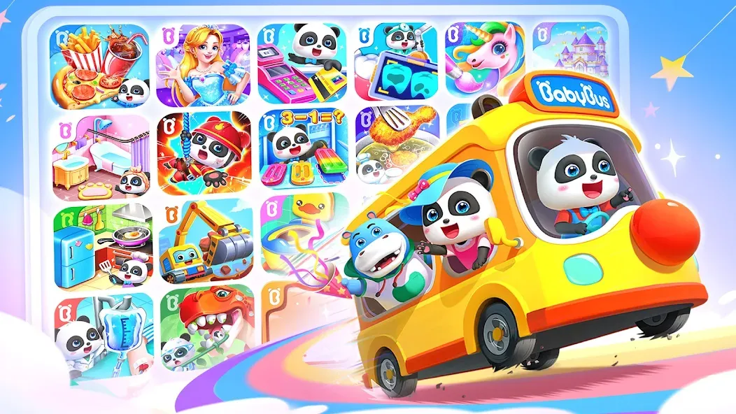 Взломанная Baby Panda World: Kids Games  [МОД Все открыто] — полная версия apk на Андроид screen 1