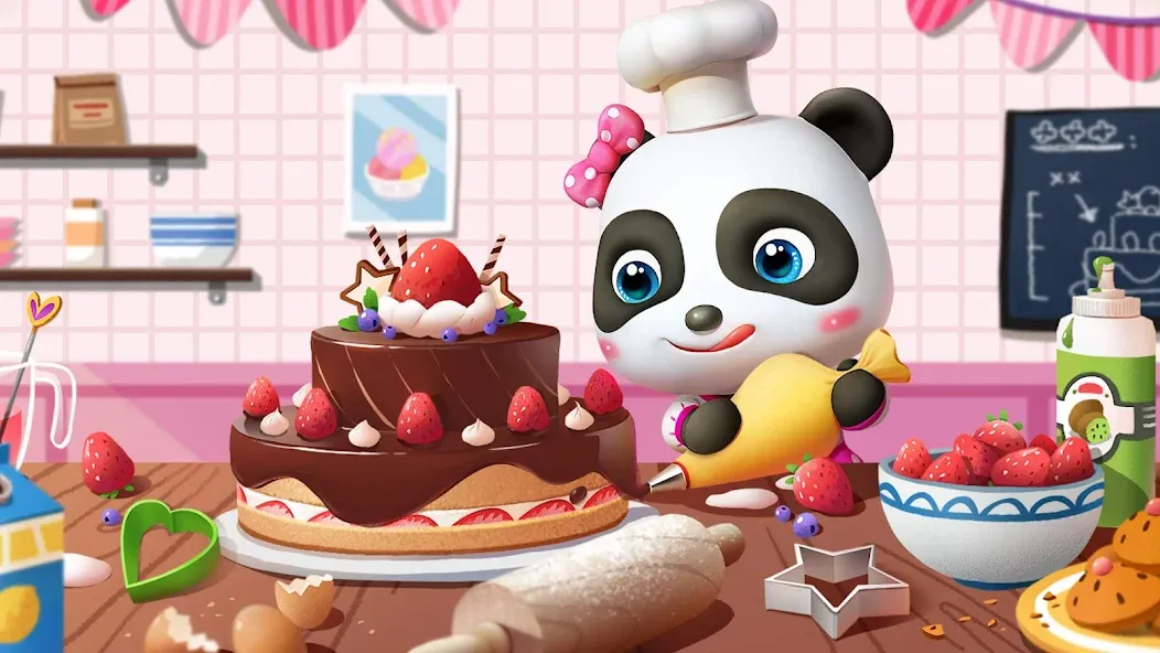 Взломанная Baby Panda World: Kids Games  [МОД Все открыто] — полная версия apk на Андроид screen 5