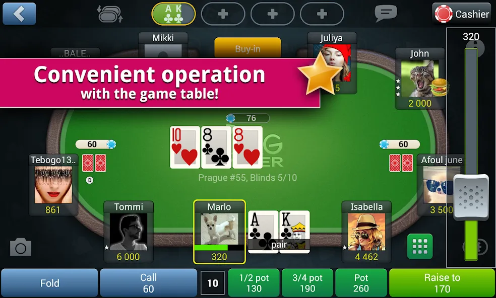 Взломанная Jag Poker HD (Яг Покер ХД)  [МОД Menu] — стабильная версия apk на Андроид screen 5