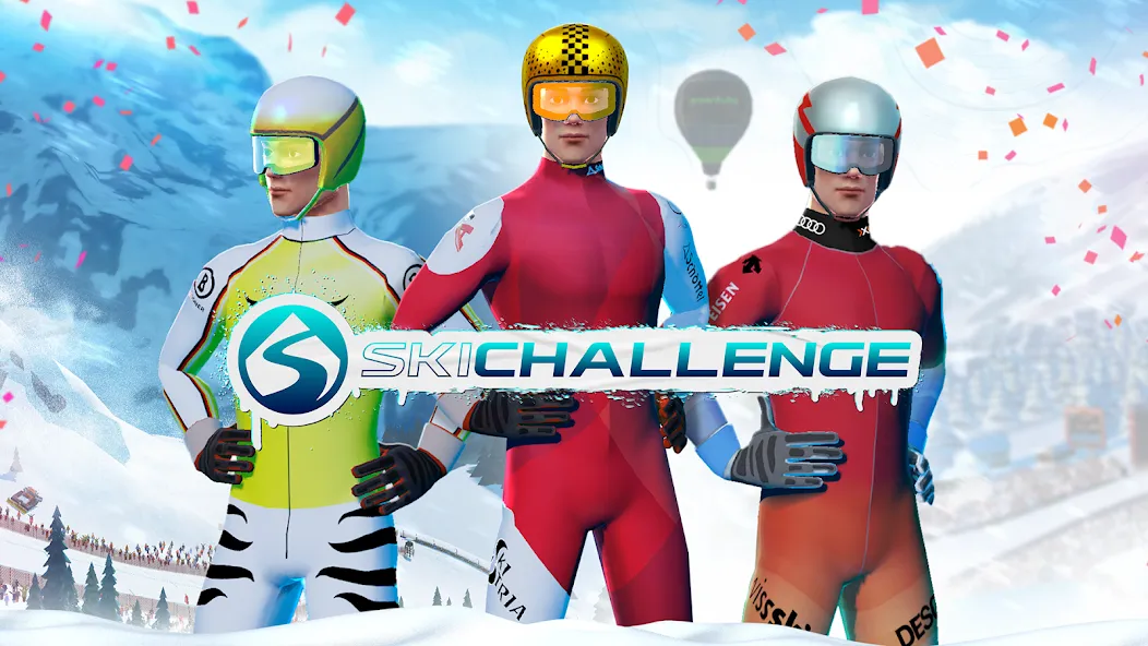 Скачать взлом Ski Challenge (Ски Челлендж)  [МОД Unlocked] — последняя версия apk на Андроид screen 1