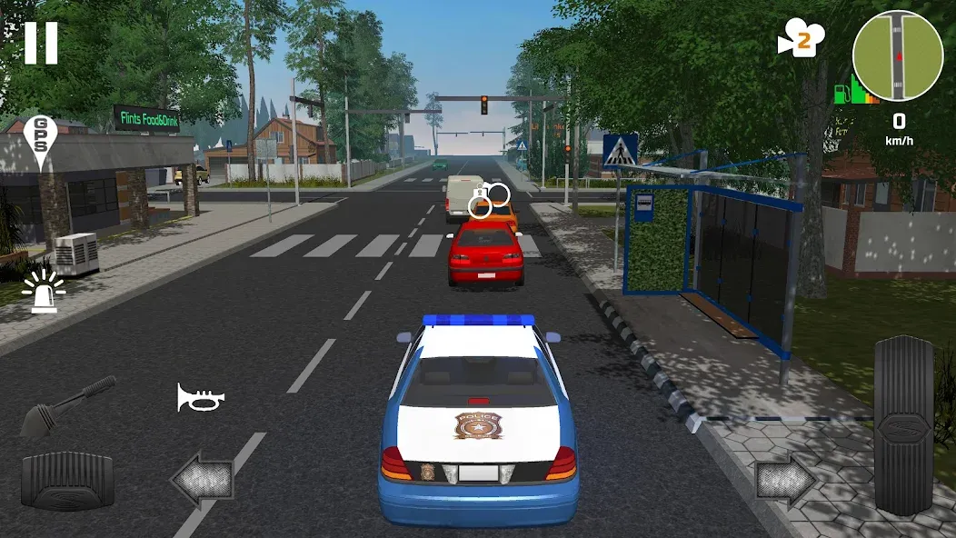 Взломанная Police Patrol Simulator (Полицейский патрульный симулятор)  [МОД Много монет] — стабильная версия apk на Андроид screen 2