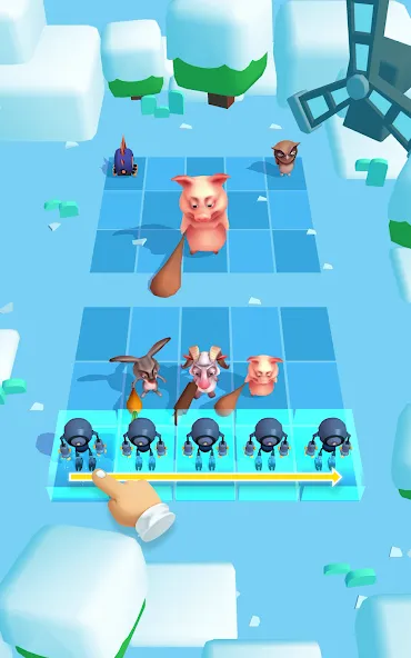 Скачать взлом Animal Merge — Evolution Games (Анимал Мерж)  [МОД Unlimited Money] — последняя версия apk на Андроид screen 2