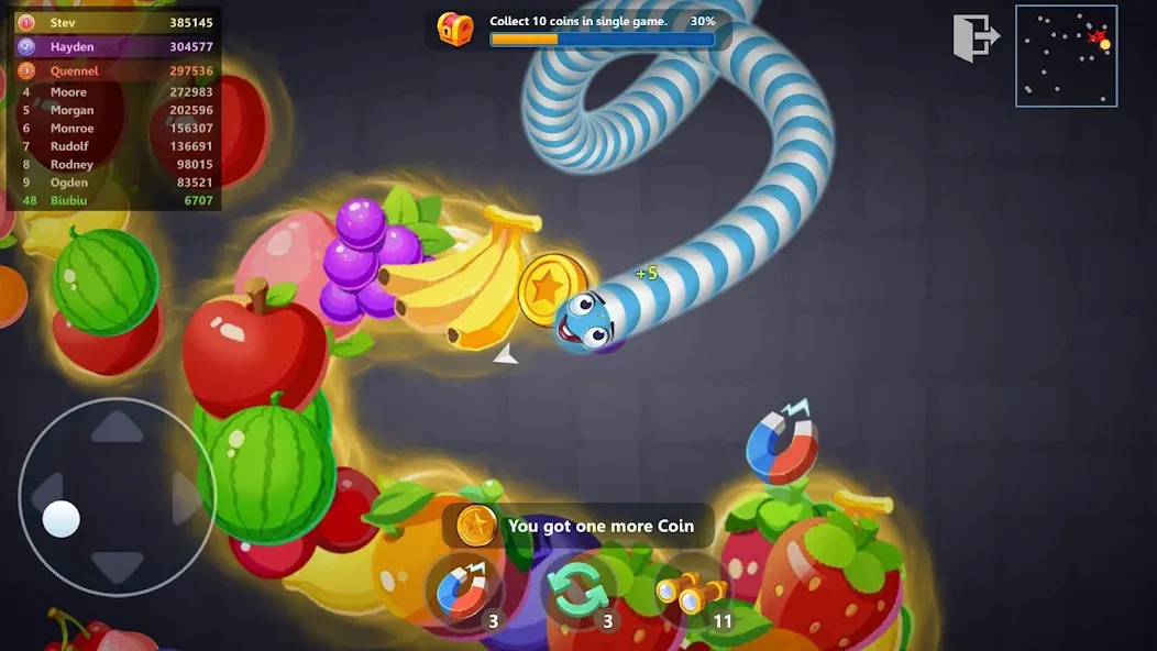 Скачать взлом Snake War™ Hungry Worm.io Game (Снейк Вар)  [МОД Меню] — последняя версия apk на Андроид screen 1