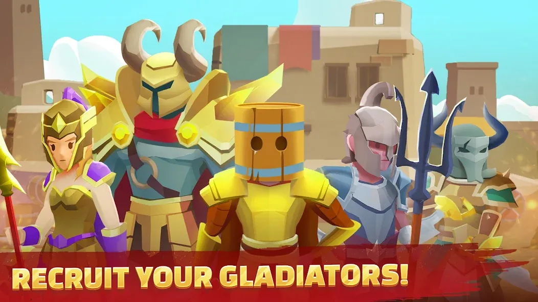 Взлом Gladiators Arena: Idle Tycoon (Гладиаторская арена)  [МОД Все открыто] — последняя версия apk на Андроид screen 5