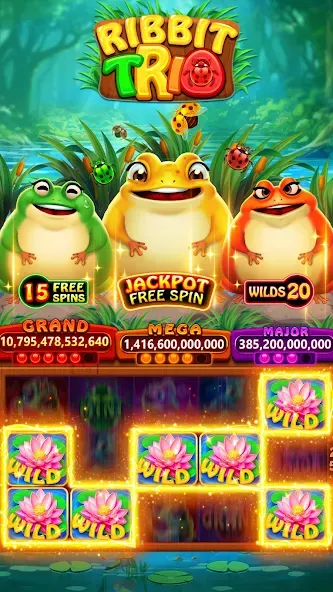 Скачать взломанную Fat Cat Casino — Slots Game (Фэт Кэт Казино)  [МОД Бесконечные монеты] — стабильная версия apk на Андроид screen 5