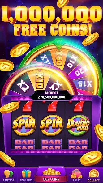 Взлом 777 Casino – vegas slots games (Казино)  [МОД Menu] — полная версия apk на Андроид screen 1