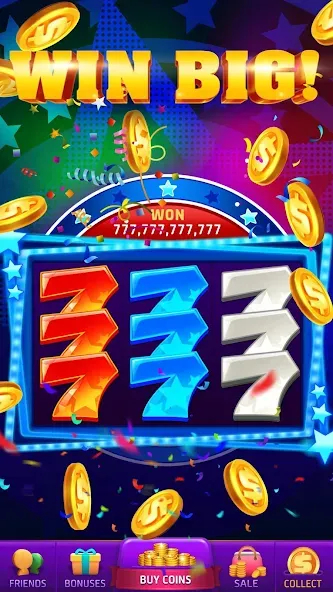 Взлом 777 Casino – vegas slots games (Казино)  [МОД Menu] — полная версия apk на Андроид screen 2