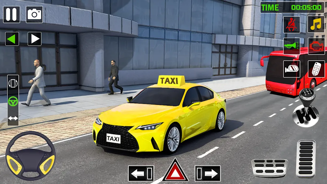 Скачать взломанную City Taxi Games-Taxi Car Games (Сити Такси Игры)  [МОД Mega Pack] — последняя версия apk на Андроид screen 3