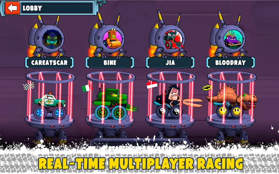 Взломанная Car Eats Car Multiplayer Race (Кар Итс Кар)  [МОД Unlimited Money] — стабильная версия apk на Андроид screen 2