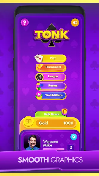 Скачать взлом Tonk — Classic Card Game (Тонк)  [МОД Много денег] — полная версия apk на Андроид screen 2