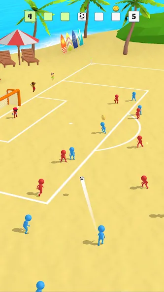 Скачать взлом Super Goal: Fun Soccer Game (Супер Гол)  [МОД Menu] — стабильная версия apk на Андроид screen 2