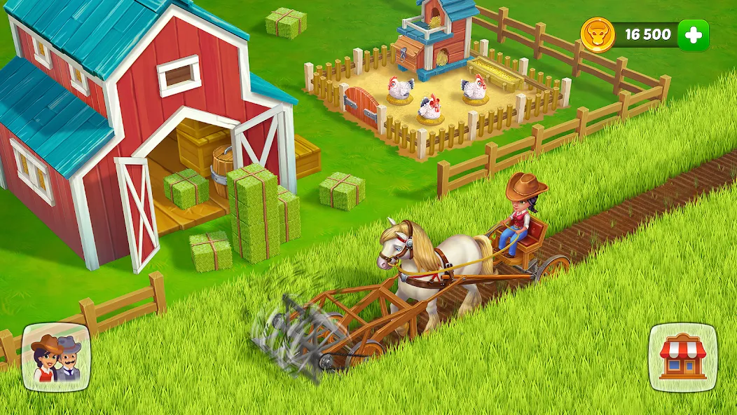 Взломанная Wild West: Farm Town Build (Уайлд Вест)  [МОД Бесконечные монеты] — полная версия apk на Андроид screen 3