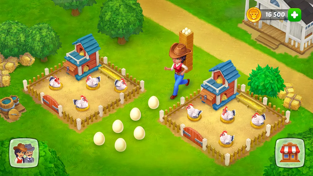 Взломанная Wild West: Farm Town Build (Уайлд Вест)  [МОД Бесконечные монеты] — полная версия apk на Андроид screen 4