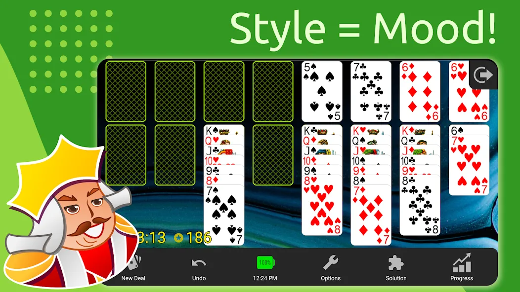 Взломанная FreeCell  [МОД Много денег] — стабильная версия apk на Андроид screen 5