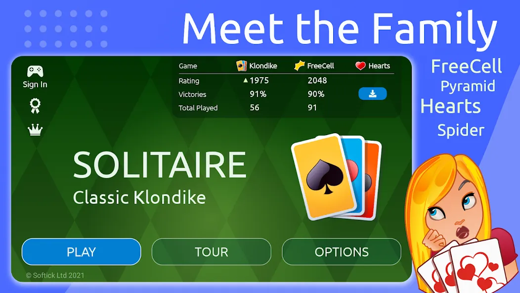 Скачать взломанную Solitaire  [МОД Много денег] — последняя версия apk на Андроид screen 2