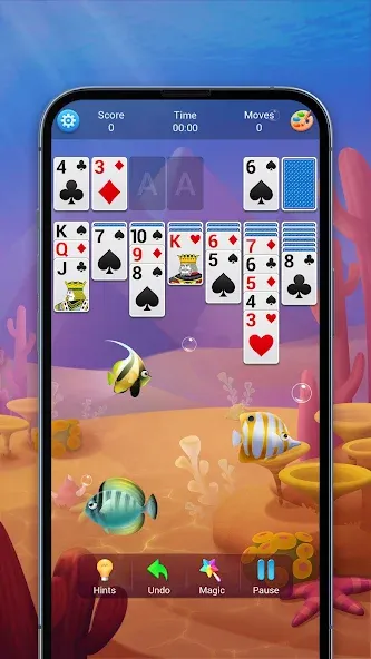 Скачать взломанную Solitaire, Klondike Card Games  [МОД Меню] — последняя версия apk на Андроид screen 2