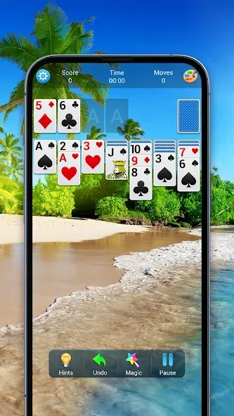 Скачать взломанную Solitaire, Klondike Card Games  [МОД Меню] — последняя версия apk на Андроид screen 4