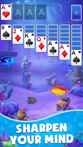 Скачать взлом Solitaire: Fish Master (Солитер)  [МОД Unlocked] — полная версия apk на Андроид screen 2