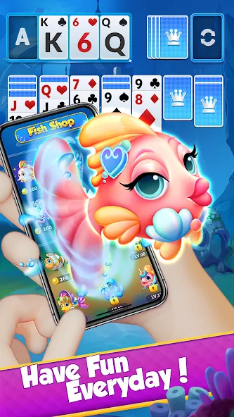 Взлом Solitaire — Klondike Card Game (Солитер)  [МОД Menu] — стабильная версия apk на Андроид screen 3