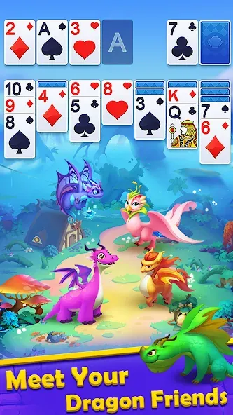 Взлом Solitaire Dragons  [МОД Бесконечные монеты] — последняя версия apk на Андроид screen 4