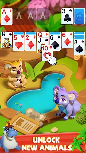 Взломанная Solitaire — Wild Park  [МОД Menu] — стабильная версия apk на Андроид screen 5