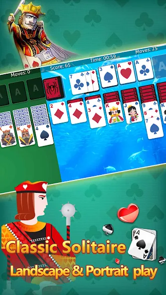 Скачать взломанную klondike solitaire :card shark  [МОД Unlimited Money] — стабильная версия apk на Андроид screen 2