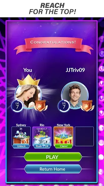 Взломанная Official Millionaire Game  [МОД Меню] — последняя версия apk на Андроид screen 3