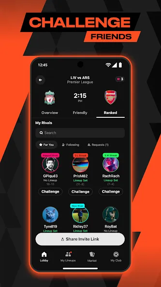 Взлом Sorare Rivals Fantasy Football (Сораре)  [МОД Menu] — последняя версия apk на Андроид screen 2