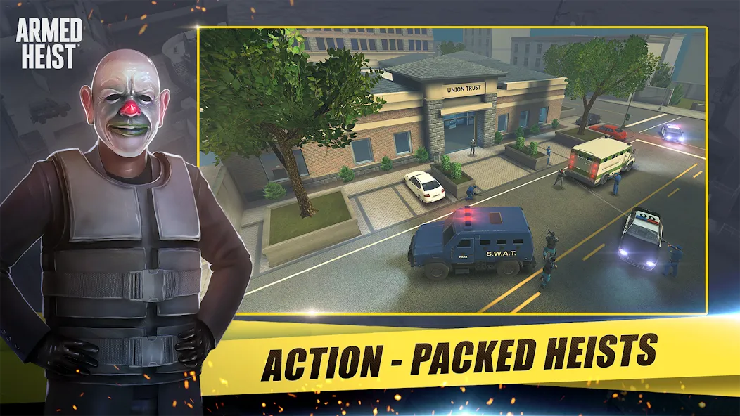 Взлом Armed Heist: Shooting gun game (Армед Хейст)  [МОД Unlocked] — стабильная версия apk на Андроид screen 1