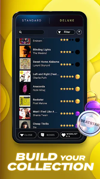 Скачать взломанную Beatstar — Touch Your Music (Битстар)  [МОД Все открыто] — полная версия apk на Андроид screen 4