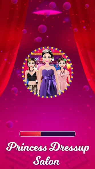 Взломанная Princess Makeup Dressup Salon (Принцесса Мейкап Дрессап Салон)  [МОД Unlimited Money] — стабильная версия apk на Андроид screen 1