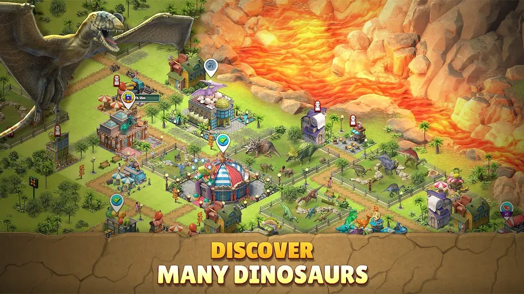 Взлом Jurassic Dinosaur: Dino Game (Динозавры юрского периода)  [МОД Меню] — стабильная версия apk на Андроид screen 4