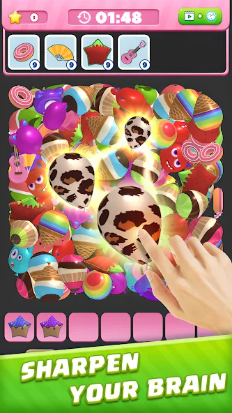 Скачать взломанную Bubble Burst：Match 3D  [МОД Mega Pack] — последняя версия apk на Андроид screen 3