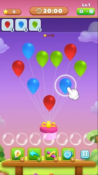 Взломанная Match Triple Balloon (Матч Тройной Шарик)  [МОД Unlocked] — полная версия apk на Андроид screen 4