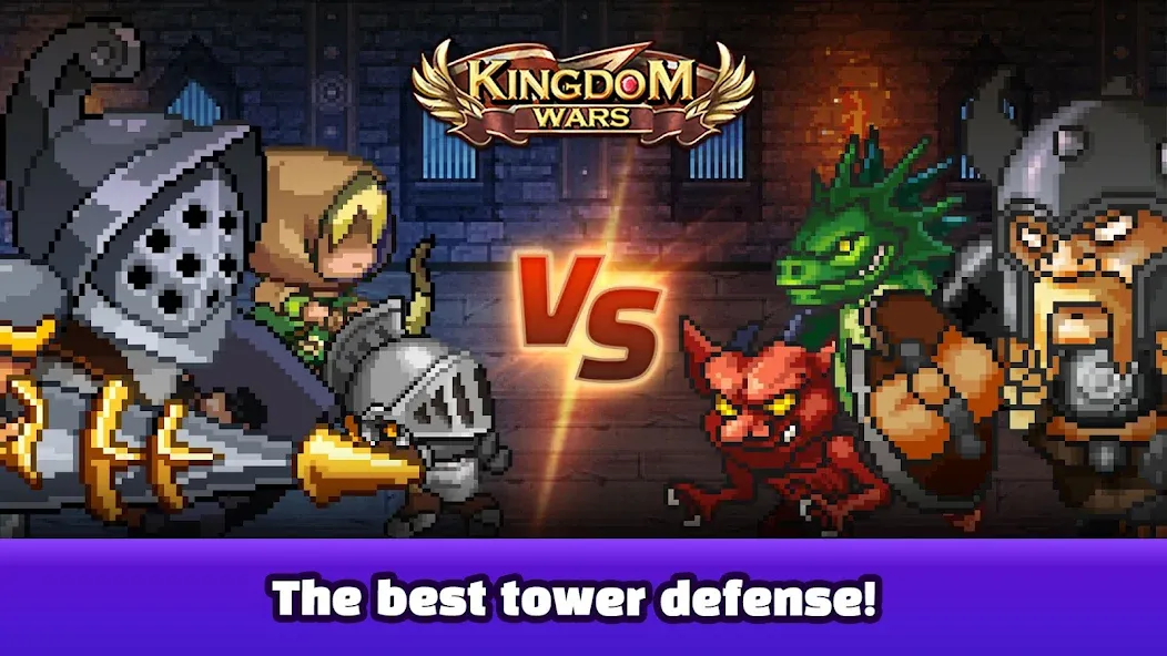 Взлом Kingdom Wars — Tower Defense (Кингдом Варс)  [МОД Unlocked] — последняя версия apk на Андроид screen 1