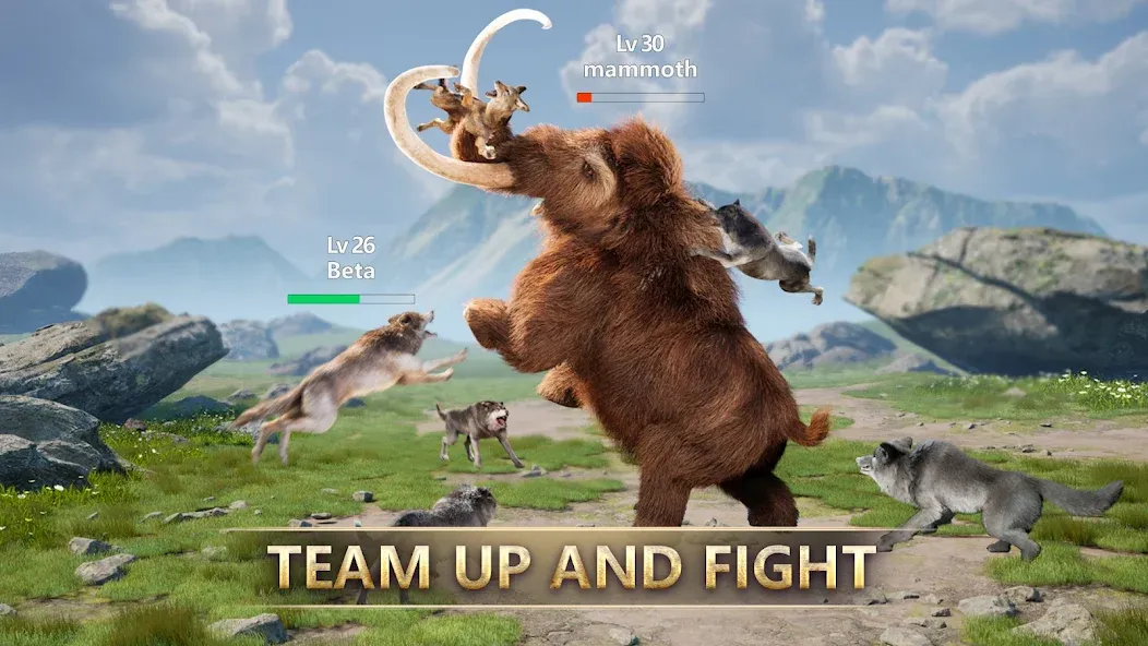 Взломанная Wolf Game: Wild Animal Wars (Вулф Гейм)  [МОД Mega Pack] — полная версия apk на Андроид screen 3