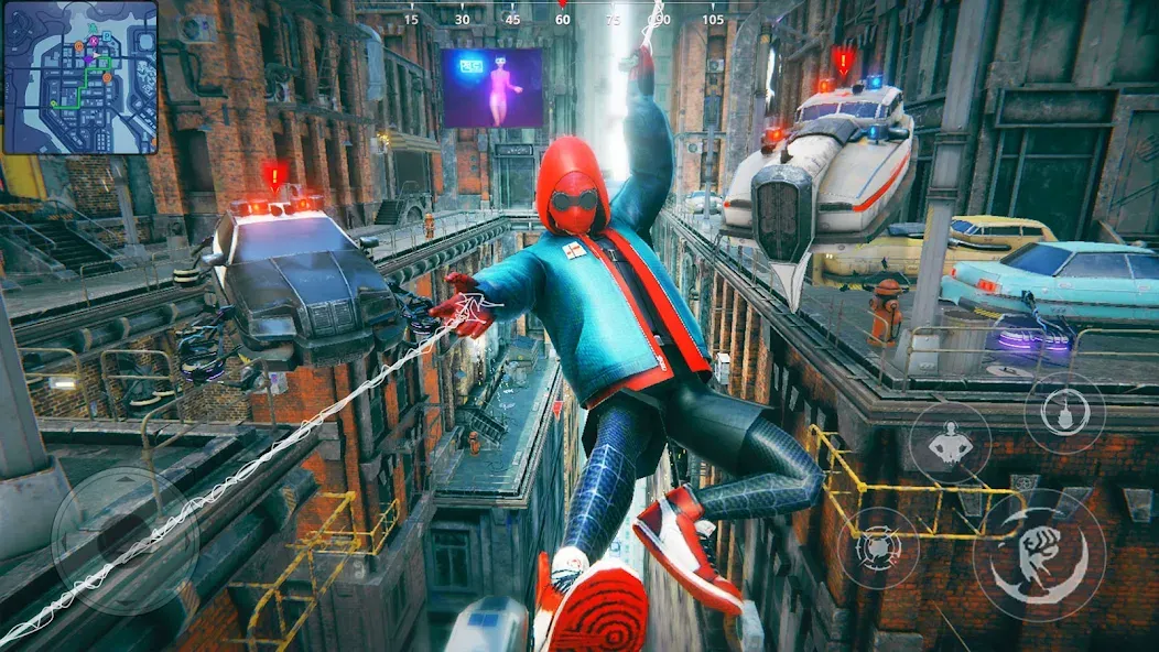 Взломанная Super city Hero:Spider Game (Супер город Герой)  [МОД Много монет] — стабильная версия apk на Андроид screen 4